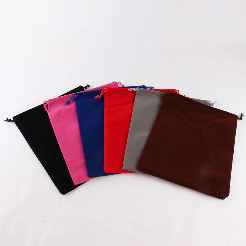 10 шт. бархатные сумки для украшений 20 х25 см|jewelry bag|makeup jewelryblack jewelry bag |
