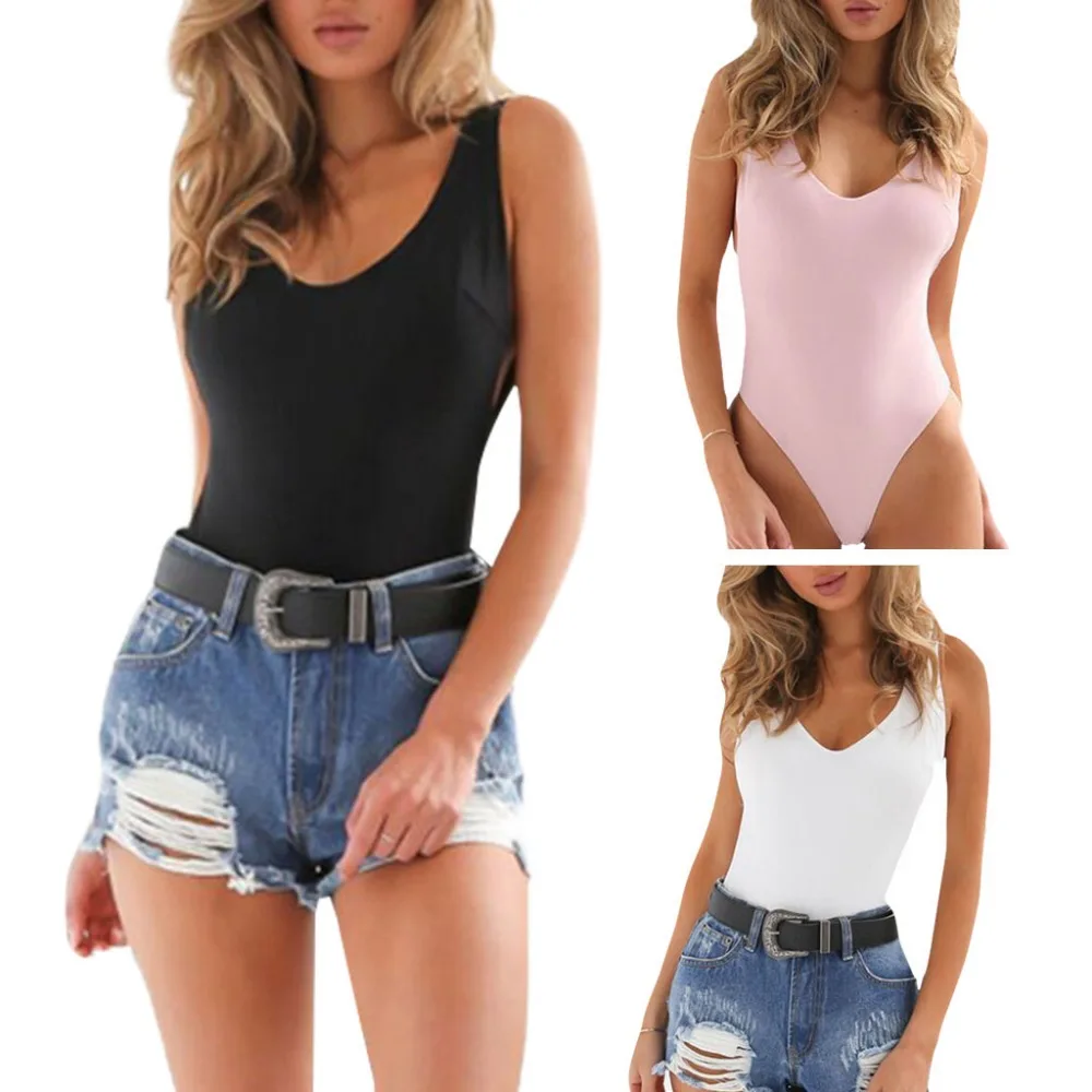 Женский сексуальный цельный купальник с v образным вырезом и открытой спиной