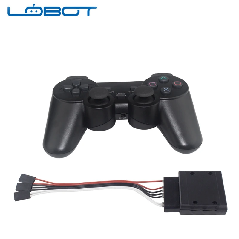 Беспроводной игровой джойстик для PS2 на USB контроллер с приемником и пультом