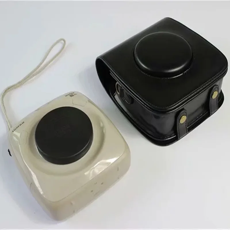 3 цвета из искусственной кожи чехол для Fujifilm Fuji Instax SQ 20 SQ20 цифровой сумка-чехол для камеры комплект с ремешком