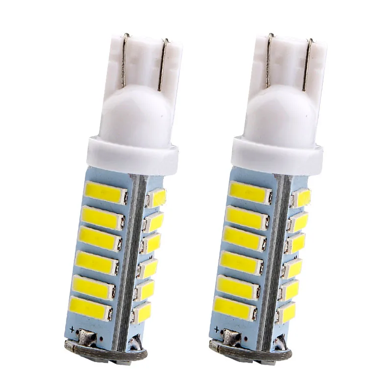 Супер Яркий длинный T10 W5W 20 SMD 7020 светодиодный светильник ксеноновый белый 7014
