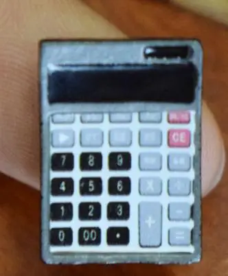 1pcs Caculator Моделирование мини-какулятор степлер Канцтовары для 1/12 миниатюрный кукольный домик Декор Мебель подходящие аксессуары Игрушка - Цвет: 1pcs Caculator