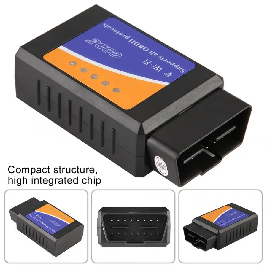 Автомобильный диагностический инструмент OBD2 OBDII V1.5 сканер кодов V03HW-1 автомобиля