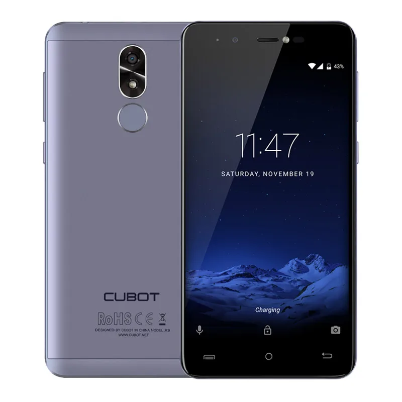 Оригинал Cubot R9 mt6580 четыре ядра Android 7 0 13.0MP Камера смартфон 5 дюймов 2 ГБ Оперативная
