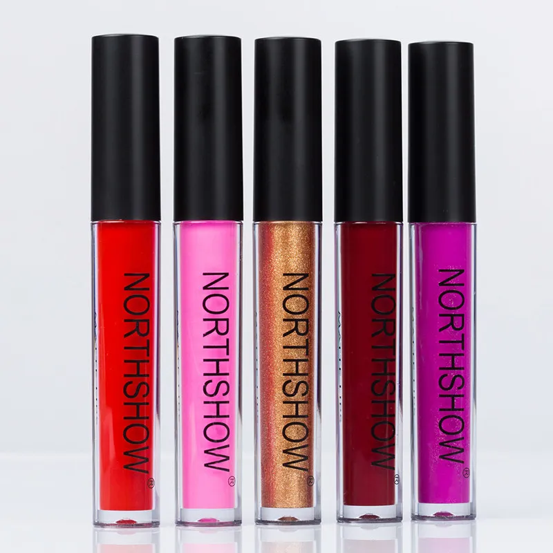 Профессиональный матовый долговечная Жидкость Помада оттеночный блеск для губ