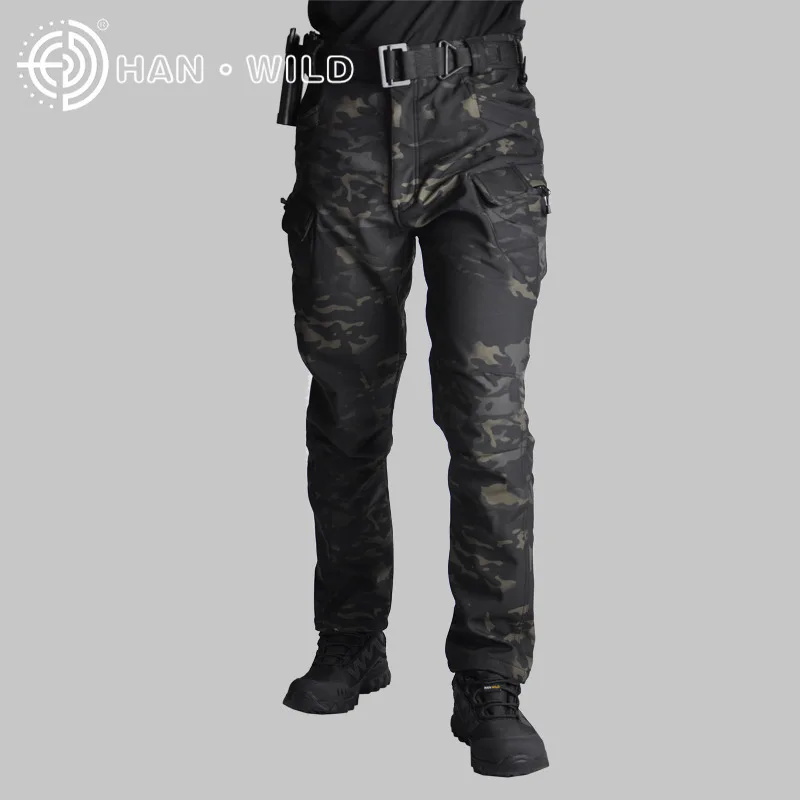 Tactical Pant Cargo Pants Men Military Army Airsoft Clothes Hunter Field Work Combat Trouser Breathable Multi Pockets Camouflage