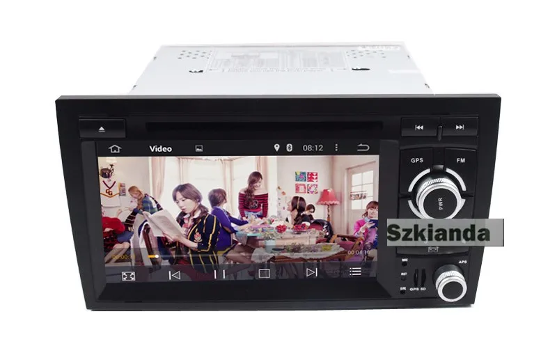 Автомобильный dvd-плеер Android 6,0 для Audi A4 2002-2008 год с Wifi 4G gps Bluetooth Радио RDS USB SD карта+ камера заднего вида