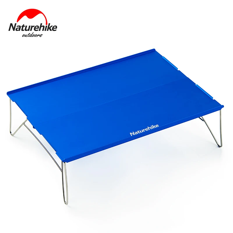NatureHike Outdoor Foldable Mini Desk Portable Picnic Table Camping Aluminum Alloy Folding Stainless Steel | Спорт и развлечения