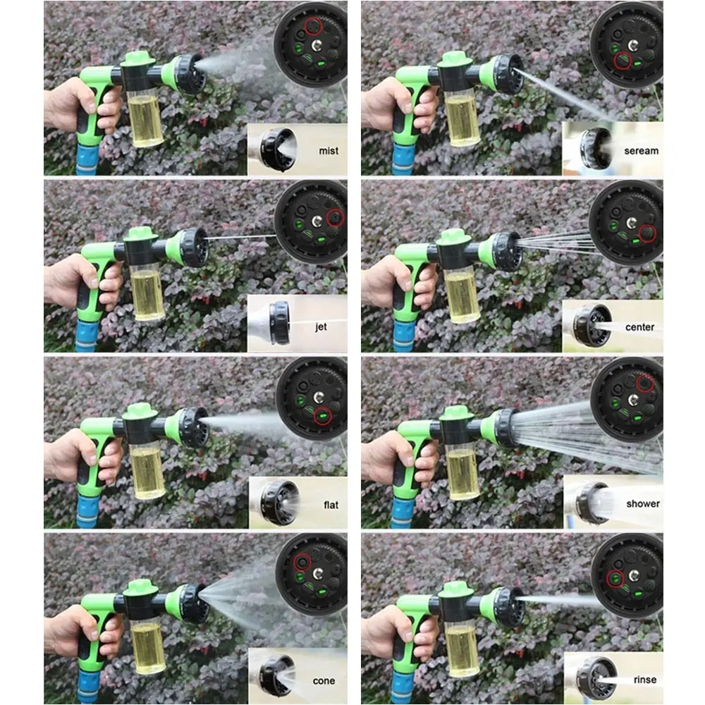 Многофункциональный автомобильный водяной пистолет для полива сада инструменты