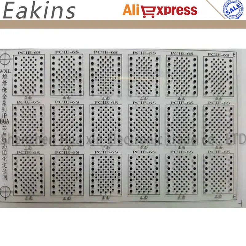 12 шт./компл. механический Efix IP BGA трафарет для ремонта IPhone X IPad NAND Flash Power Touch IC Chip