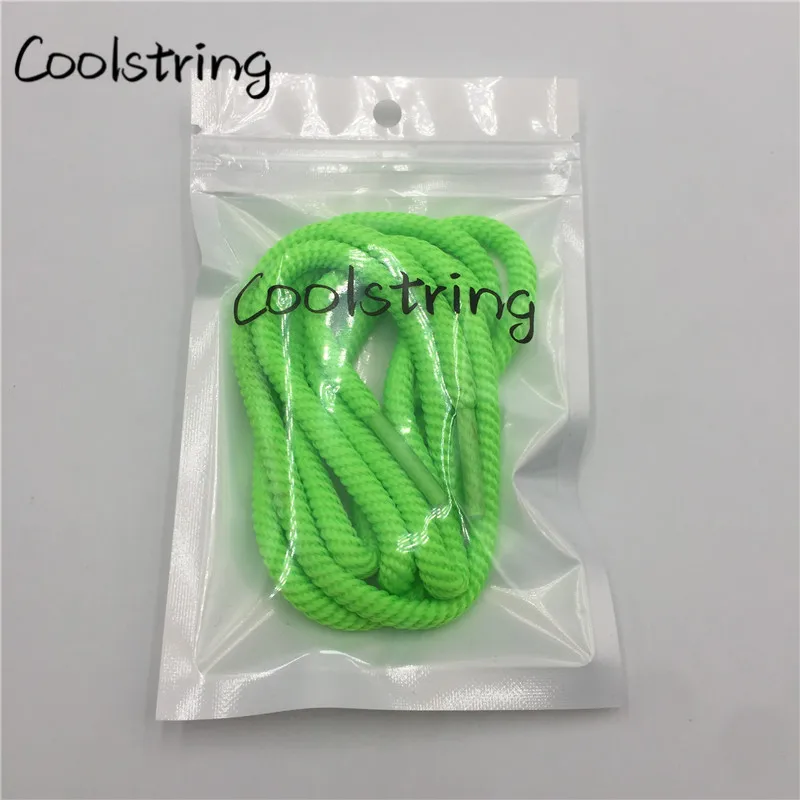 Coolstring яркие цвета 5 мм Спиральные круглые полиэфирные шнурки Новинка спортивные шнурки для альпинизма Баскетбольная обувь шнурки