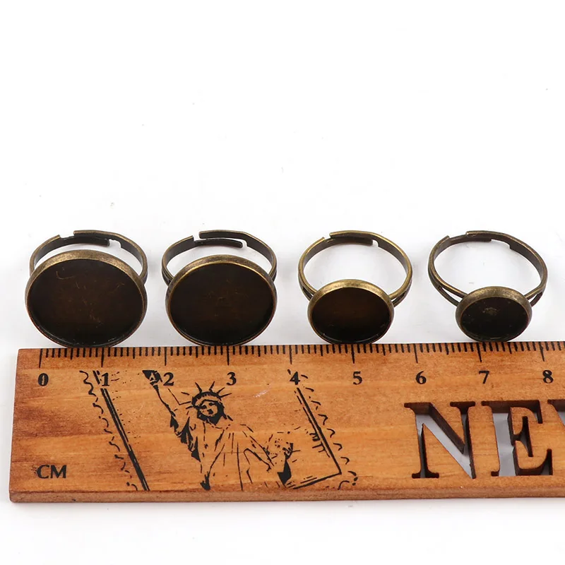 Регулируемое круглое кольцо плоская подкладка рамка основа заготовки сделай сам