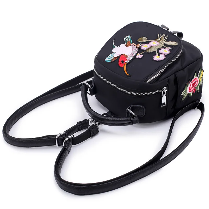 Женский рюкзак из ткани Оксфорд с вышивкой и стрекозой|embroidery backpacks|backpack ladiesbackpack