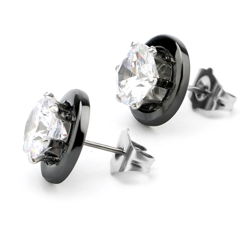 Хит продаж Свадебные Ювелирные наборы с кристаллами черные и белые керамические