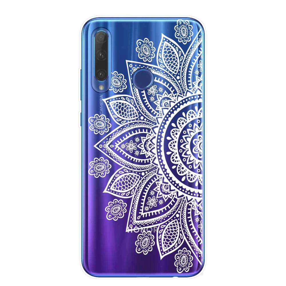 Ретро Мандала Цветок чехол для телефона для huawei Honor 9 10 20 Lite Pro Чехол TPU чехол s для huawei mate 10 20 Lite Pro Ловец снов