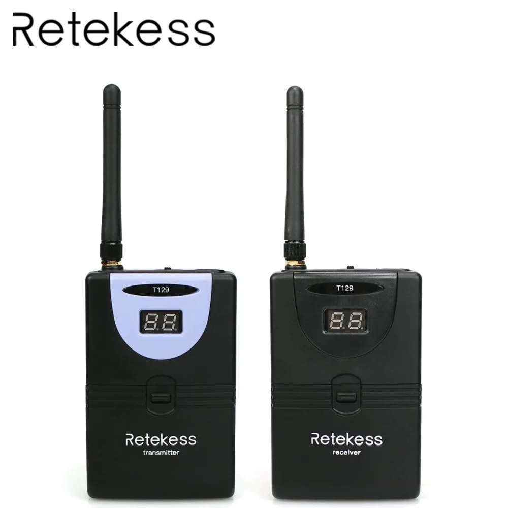 RETEKESS TP WIRELESS 2 4 GHz Цифровая беспроводная система гида для поездок на поезде туризма