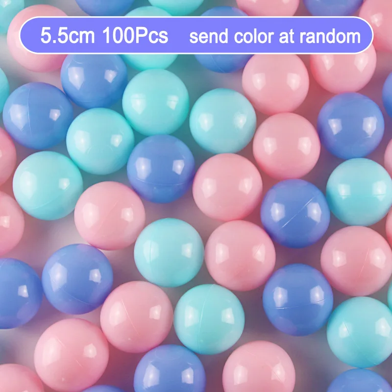 5.5cm 100pcs mkl Новая детская игрушка мячи для сухого бассейна серии океана мяч мультфильм играть складной бассейн детские игрушки палатка для океанских шариков спортивная игрушка для игр на открытом воздухе - Цвет: 5.5cm 100pcs mkl