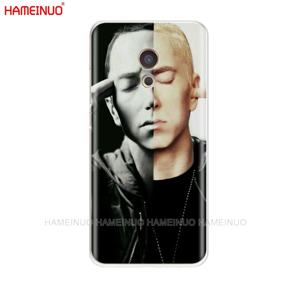 HAMEINUO исполнитель хип хоп рэппер эминем rap чехол для Meizu M6 M5 M5S M2 M3 M3S MX4 MX5 MX6 PRO 6 5 U10 U20