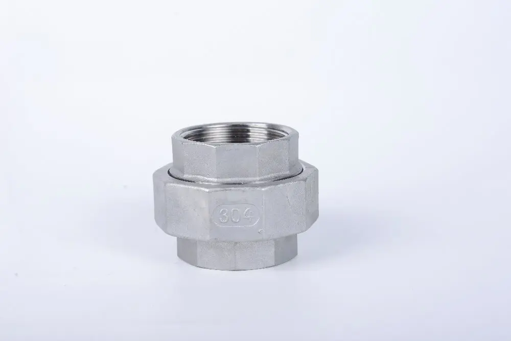 

304 Stainless Steel Conical Union, Female x Female BSPT Thread,1/8" 1/4" 3/8" 1/2" 3/4" 1" 1-1/4" 1-1/2" -Pipe Fitting
