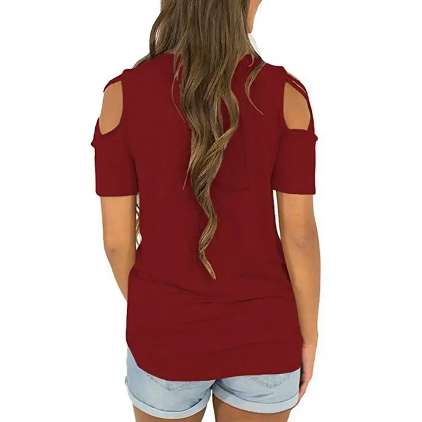 

T-Shirt For Women Bandage Off Shoulder Winosaur Letters Print T-Shirt Female Tshirt Harajuku Cotton Punk Cropped Kyliejenner