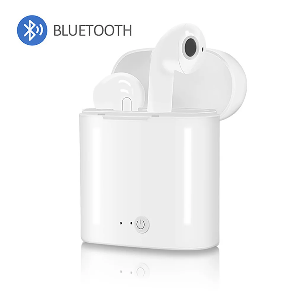I7s TWS Спортивная Bluetooth гарнитура с стерео беспроводным микрофоном беспроводная