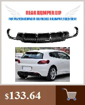 Задний спойлер на крыше козырек окна для Volkswagen VW Scirocco стандартный бампер не R 2008-2013 FRP Неокрашенный Черный праймер