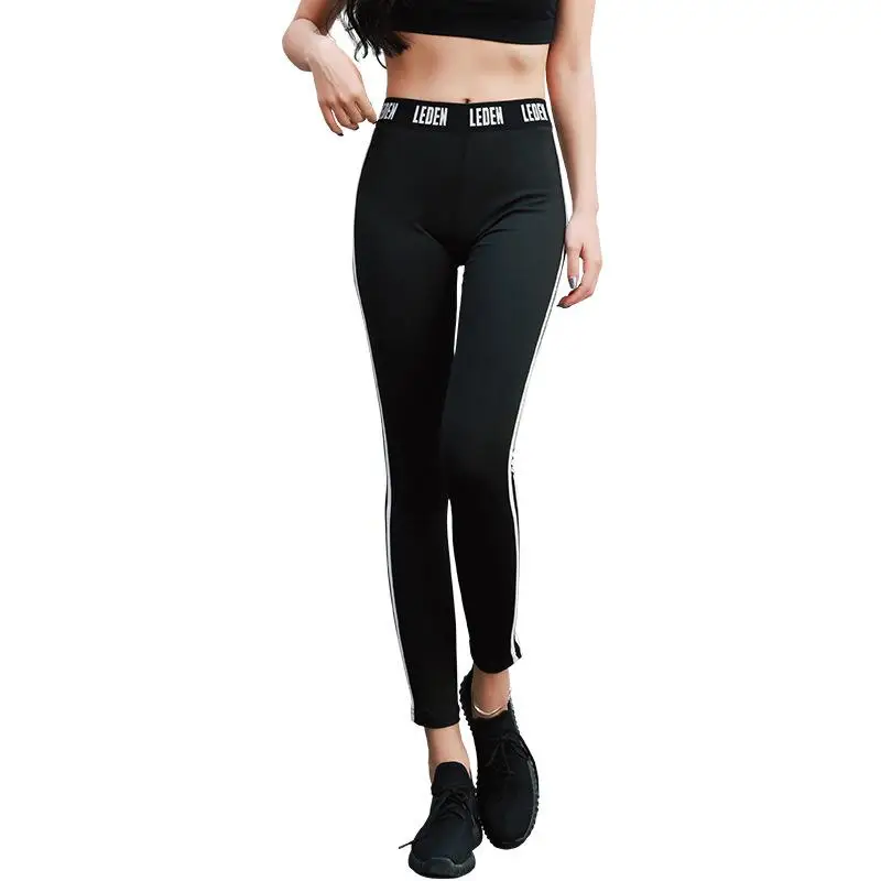 Autumn Quick Dry Sports Yoga Pants Stretchy Fitness Gym Leggings HHigh Waist Running Jogging Tights Athletic Training Trousers | Спорт и