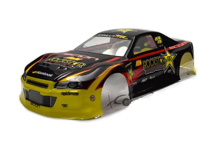 Ewellsold 1/10 RC запчасти для автомобилей 1/10 RC гоночный автомобиль на дороге Дрифт Окрашенный корпус из ПВХ несколько вариантов 94122