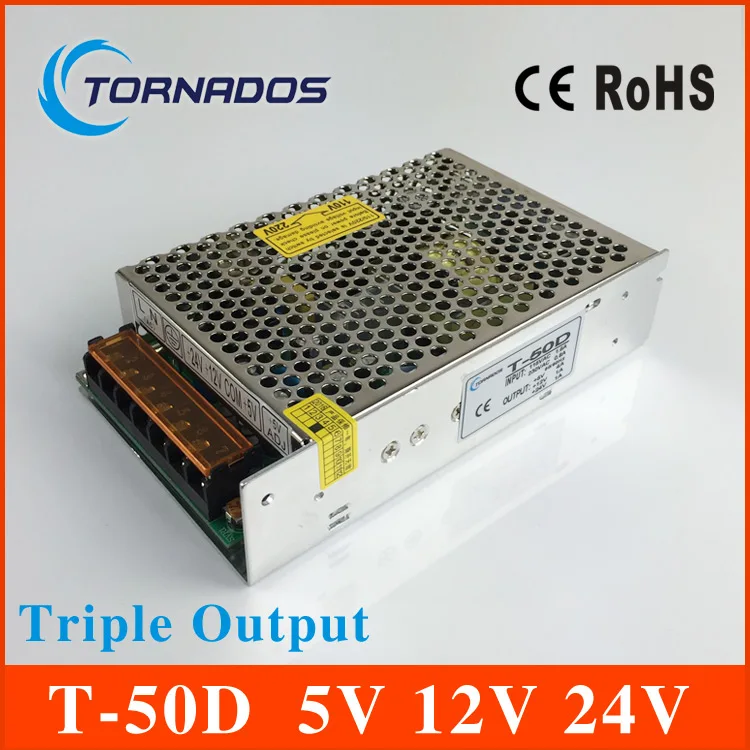 50 Вт тройной выход dc источник питания 5 В 4A 12 1A 24 ac к T 50D|supply shelves|supply offerssupplies party |