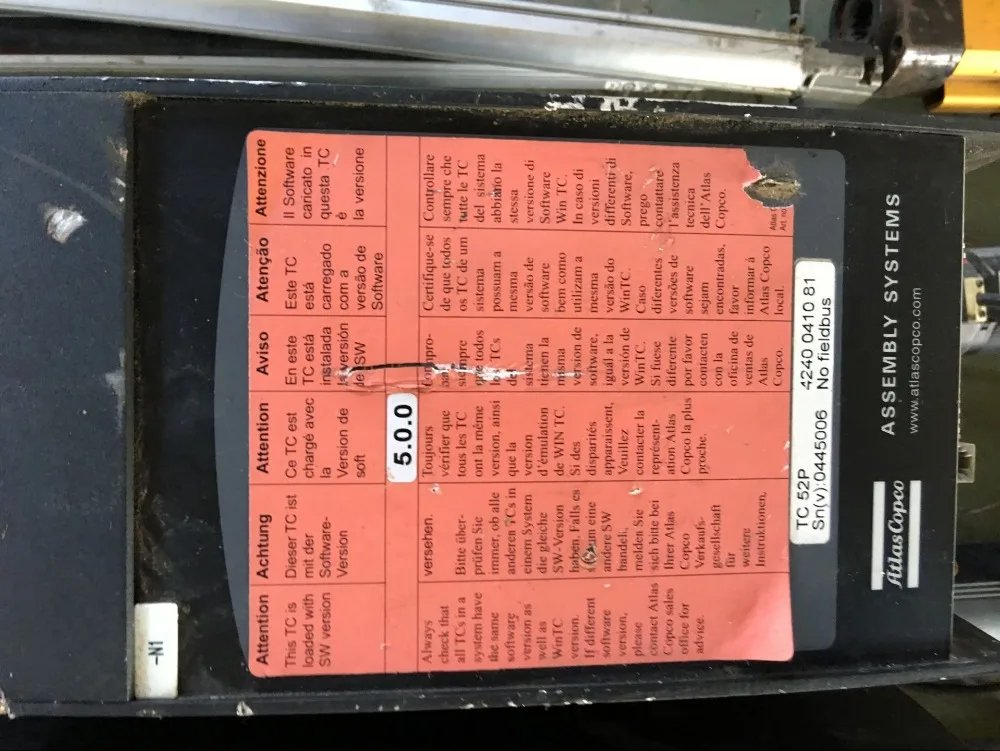 Atlas Copco/Монтаж Систем TC52p 4240041081 | Инструменты