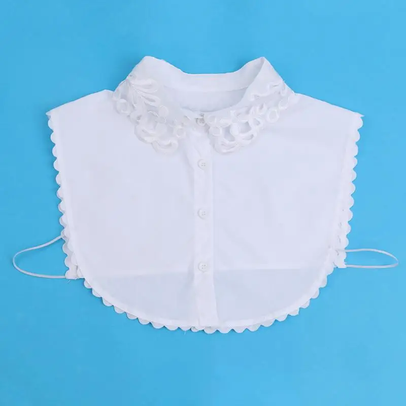 Новая женская блузка с воротником Питер Пэн съемный воротник унисекс галстук|blouse