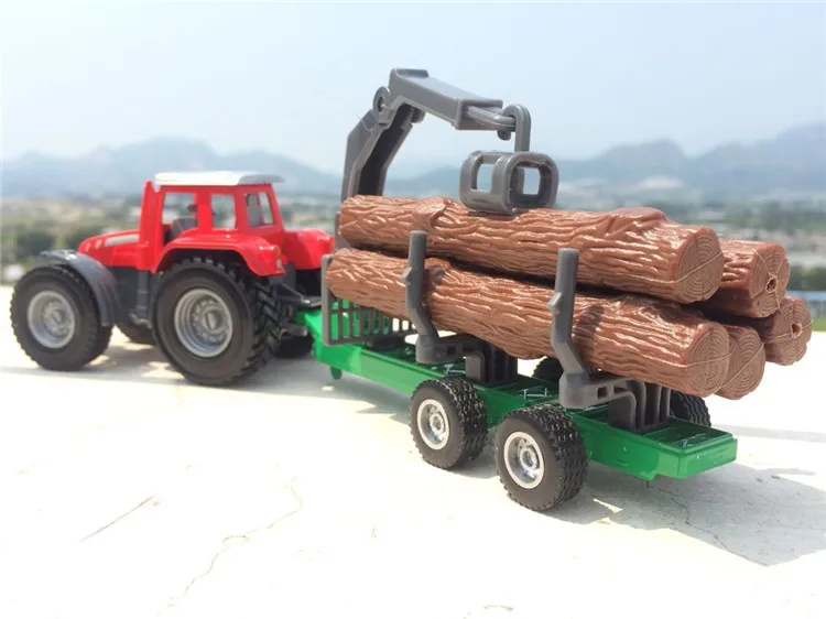 Бесплатная доставка Бренд 3C литье под давлением фермерский Трактор трейлер