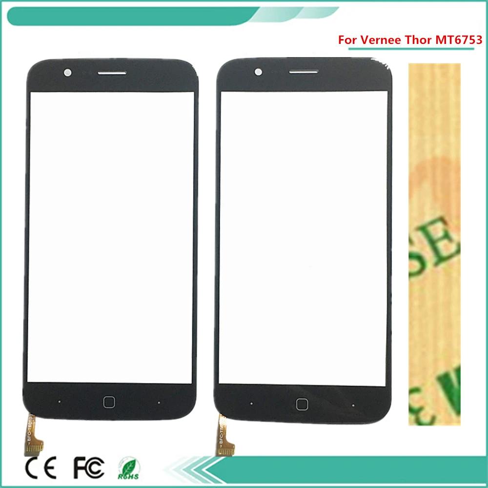 5 0 дюймовый передний стеклянный датчик для Vernee Thor MT6753 Octa Core кодирующий