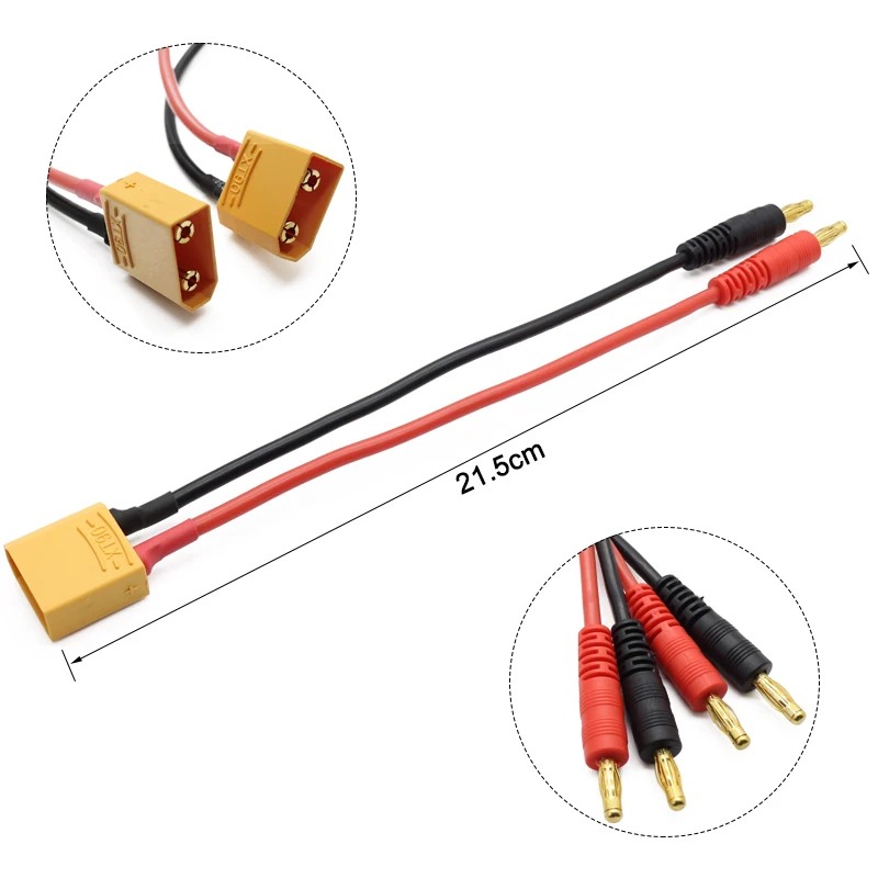 5 компл./лот Отличная производительность XT90 до 4 0 мм разъем типа банан с 14 AWG