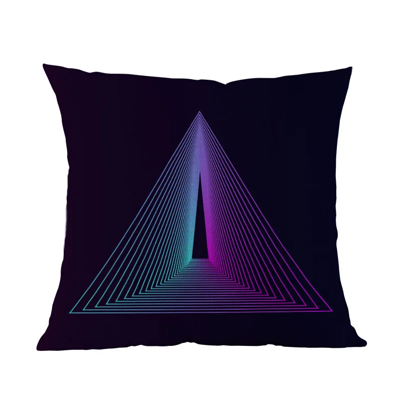 Креативный темный фон 3D визуальное искусство геометрический Градиент Цветные