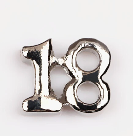 Оптовая продажа 20 шт./лот счастливый день рождения номер восемнадцать 18 DIY