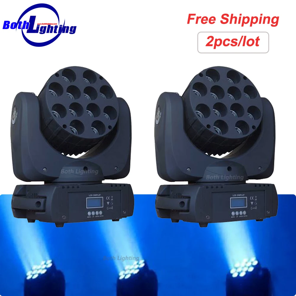 12*10 Вт RGBW 4in1 мыть led переносное потолочное освещение DMX512 головы луч в сценическое