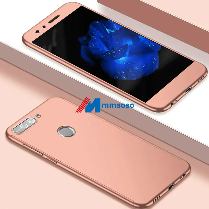 Чехол для Honor 9 360 с полным покрытием Huawei Lite противоударный чехол + закаленное