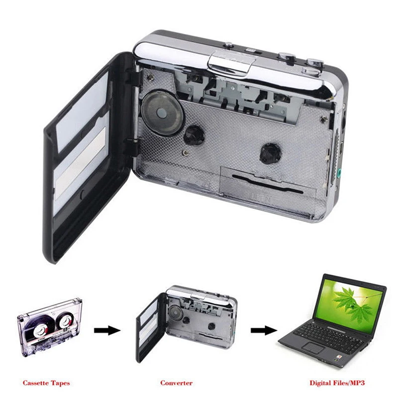 USB 2 0 портативная лента для ПК Супер кассеты MP3 аудио музыки CD цифровой