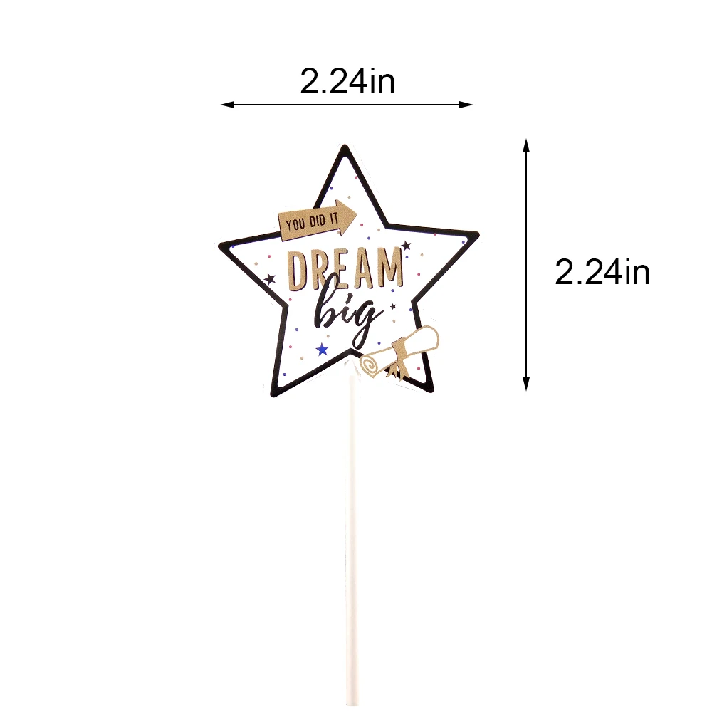 2019 Graduation Party Cupcake Topper Congrats Grad Class of Cake Decoration -pack 24 | Дом и сад