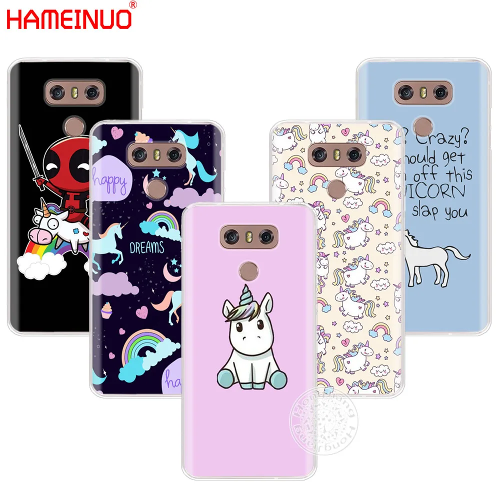 HAMEINUO чехол для телефона с единорогом лошадью LG G6 G5 K10 K7 K4 magna Spirit 2016 2017|cover for lg|phone