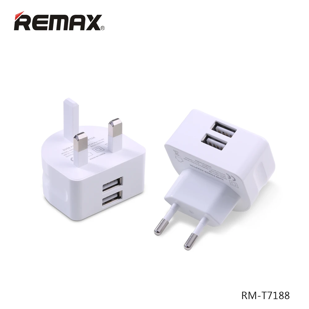 Remax Moon 2 USB мощностью… настенное зарядное устройство ЕС США Великобритания Разъем