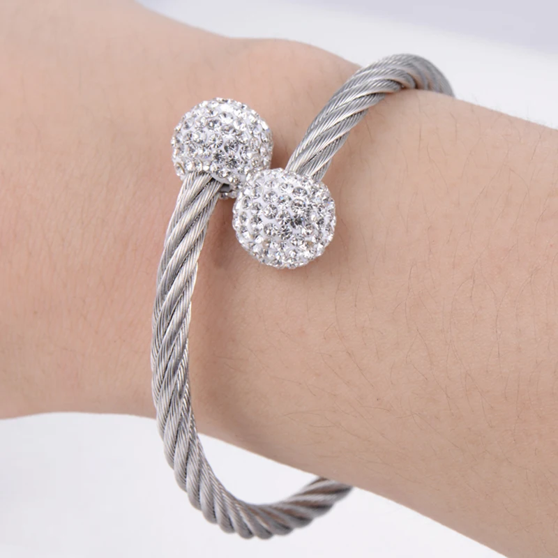 Bijoux femme оптовая продажа из нержавеющей стали нежный женский браслет ювелирные