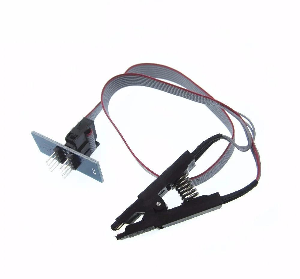 1 шт. SOIC8 SOP8 Тесты зажим для EEPROM 93CXX/25CXX/24CXX программирование в цепи на USB программист TL866CS TL866A EZP2010 Новые