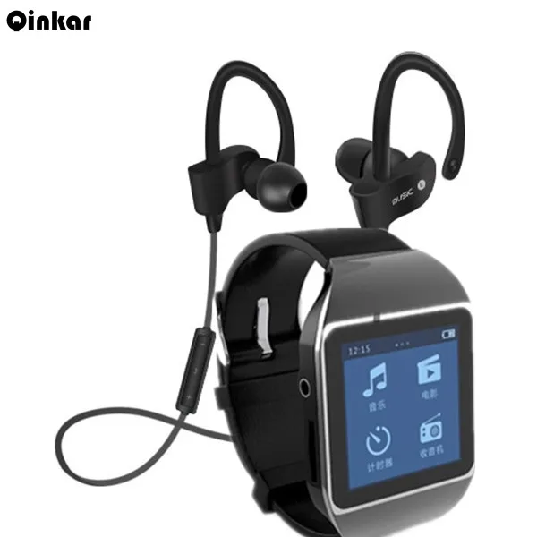 8 ГБ часы MP3 плеер с Bluetooth наушники BT спортивные беспроводные bluetooth спорт игроки |