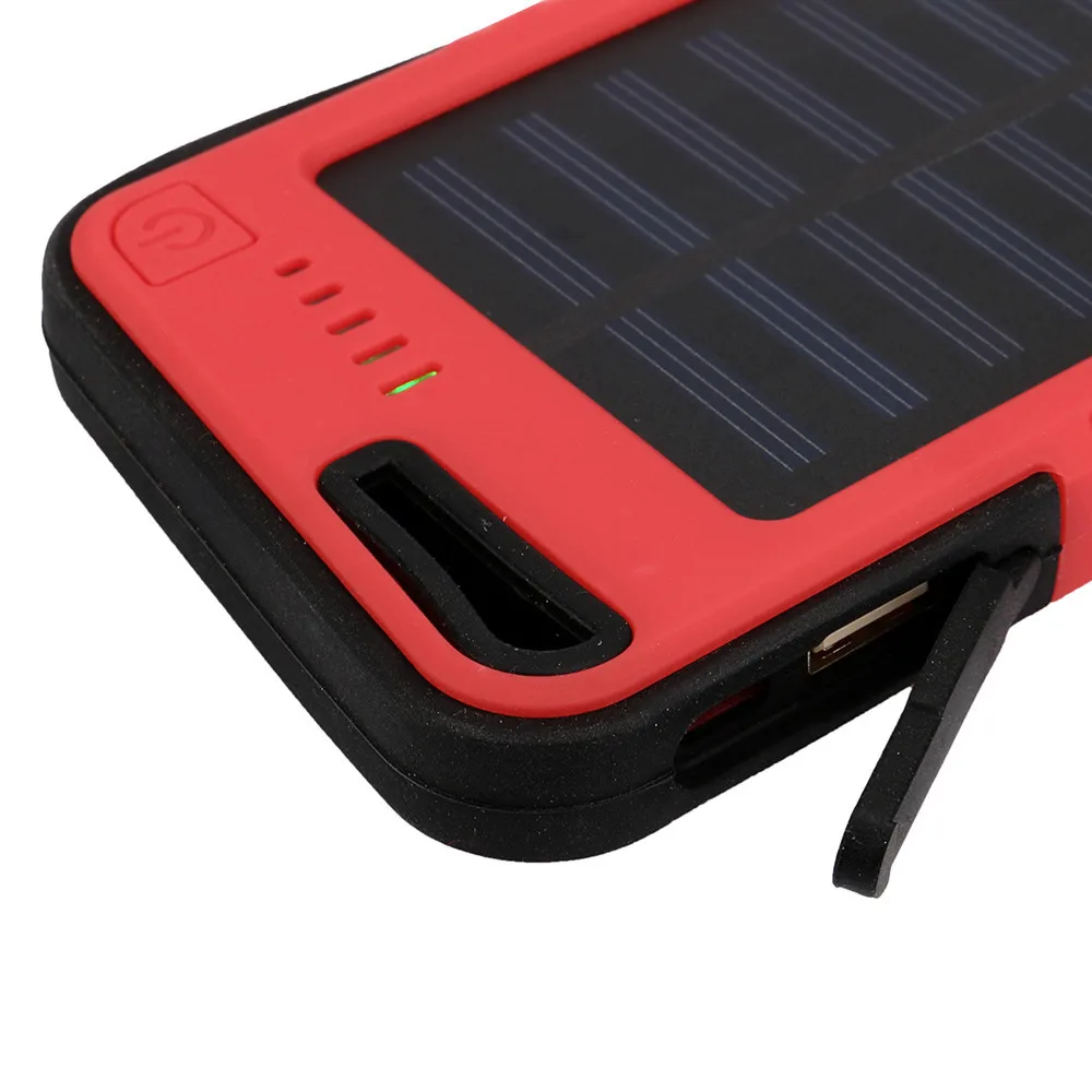 20000 mAh Dual-USB Waterproof Solar Power Bank Battery Charger For Cell Phone Plus External Pack OPPO VIVO Huawei | Мобильные