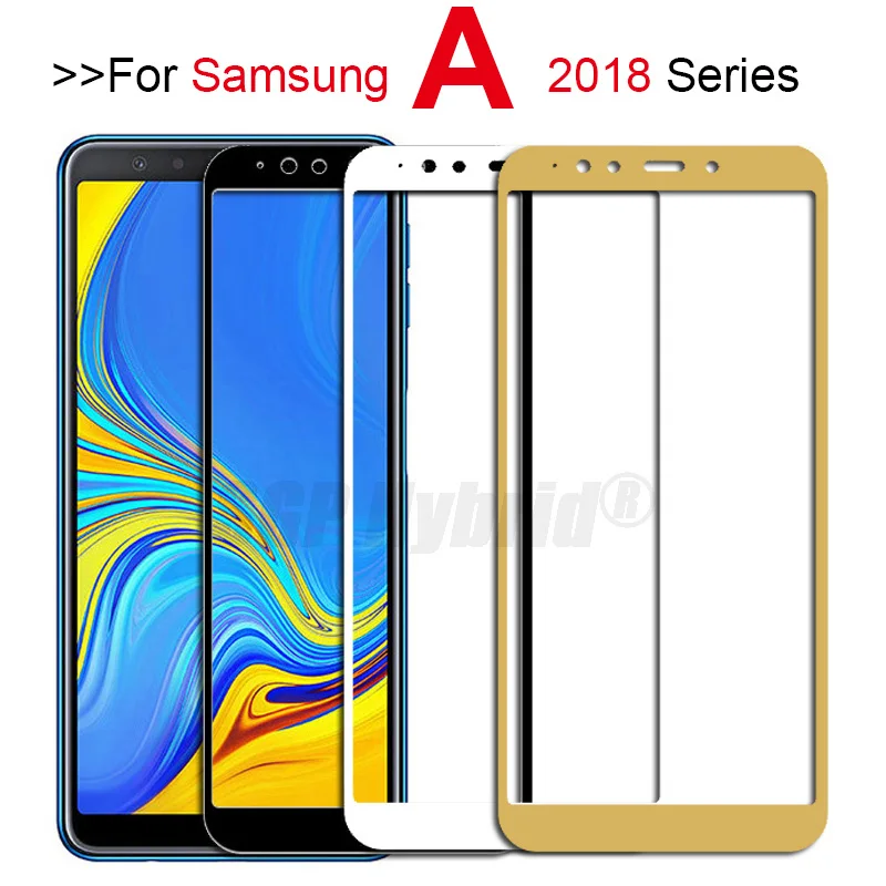 Защитное стекло для samsung galaxy j4 j6 a8 a7 a6 2018 plus экрана закаленное pelicula пленка vidrio glas j