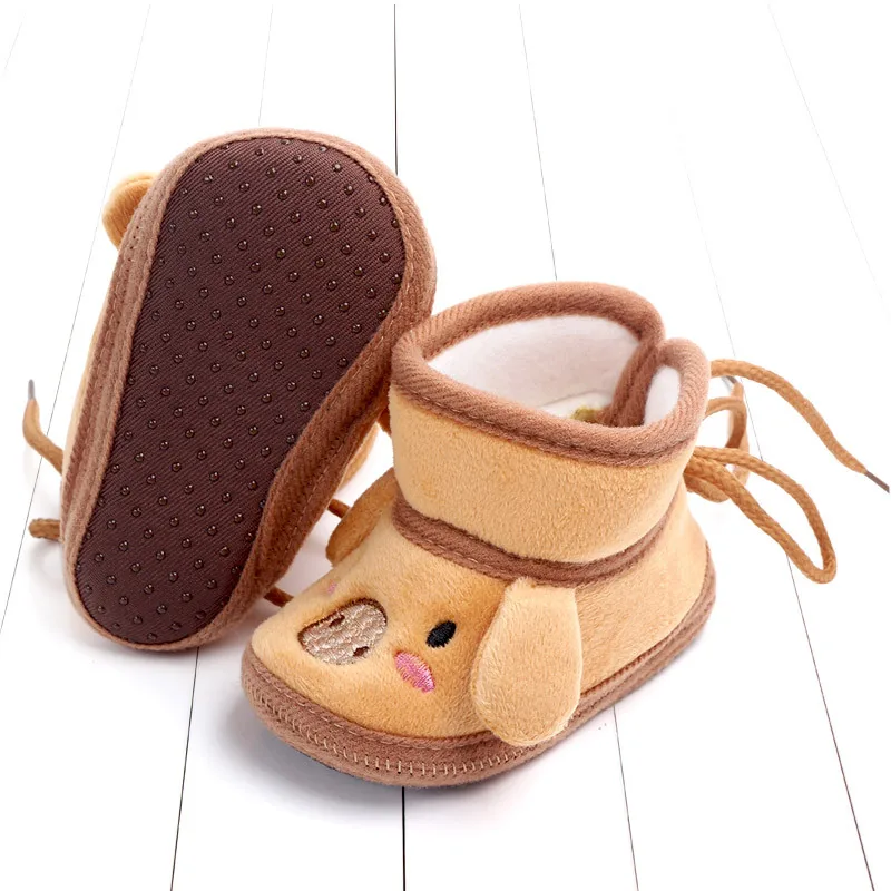 Домашние пинетки детская обувь хлопковые нескользящие ботинки зимняя для