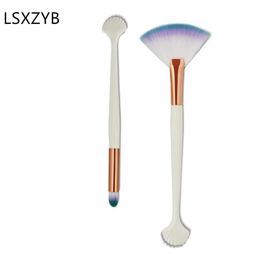 LSXZYB 2 шт. набор кистей для макияжа профессиональные кисти теней век пудра кисть