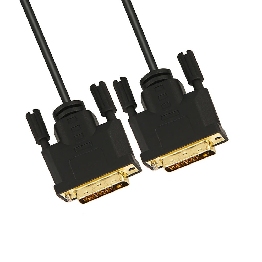 Кабель DVI 1 8 м кабель с позолоченным покрытием разъемом Папа папа 24 + для ПК